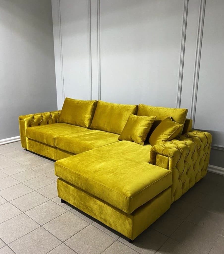 Colțar catifea — lucrare RetapiteRO, Alba Iulia